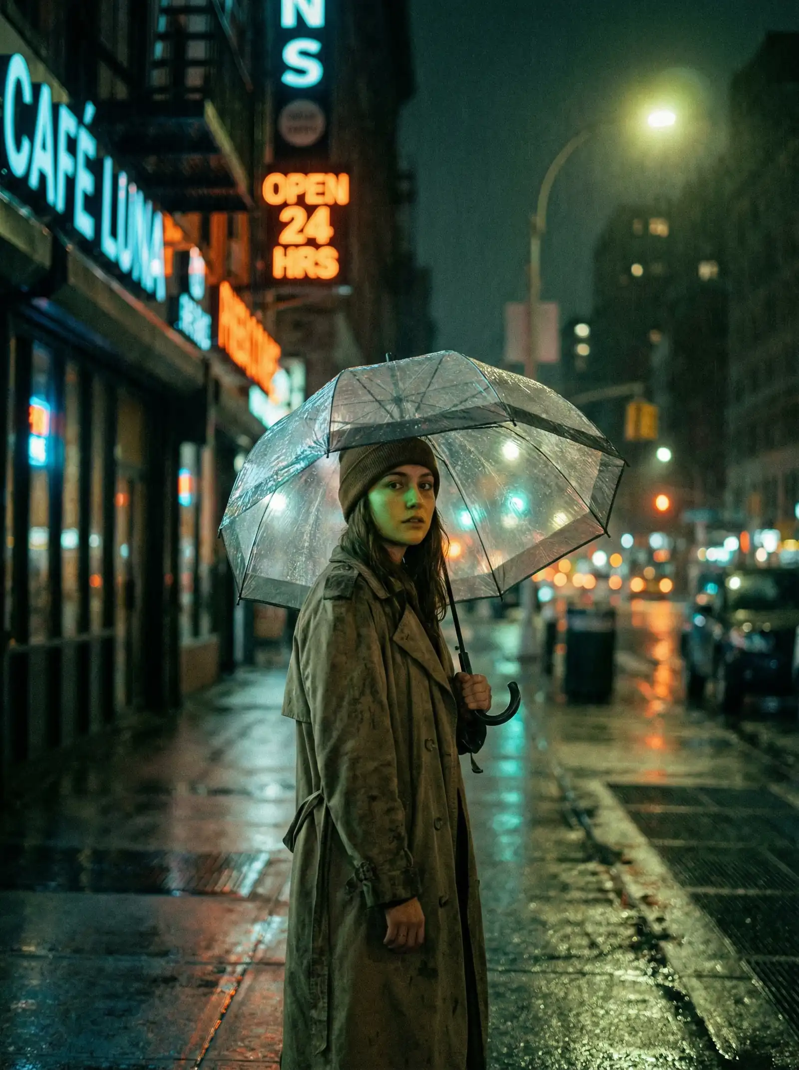 萝莉英文 本周佳作 - 雨夜独行